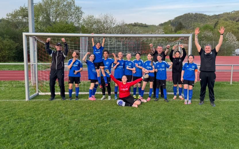 D Mädchen mit 1:2 in Pfedelbach