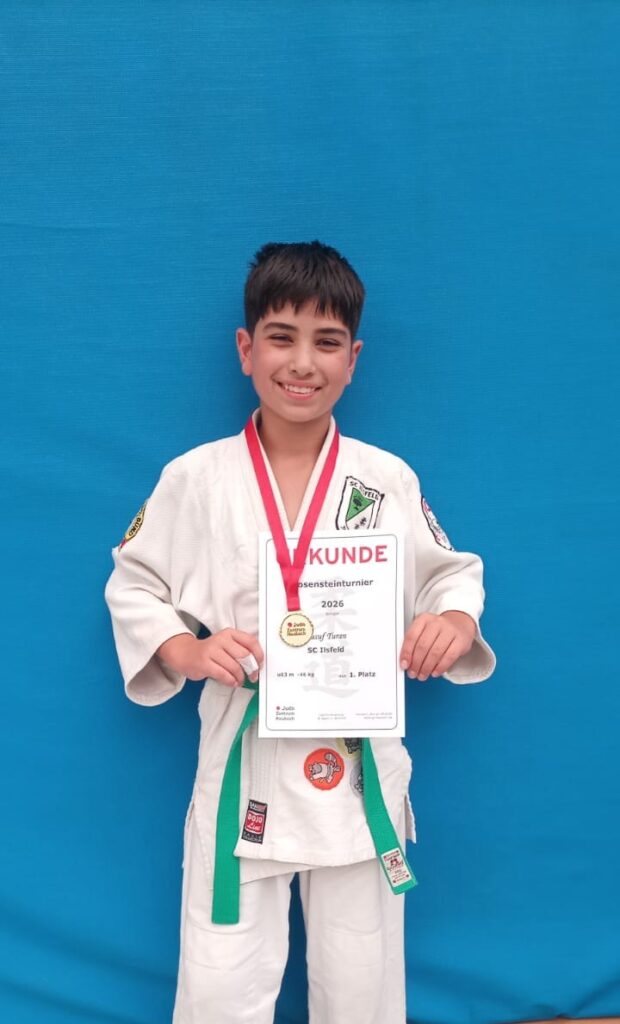 SCI Judo Jugendkämpfer Yusuf überzeugt mit Turniererfolg