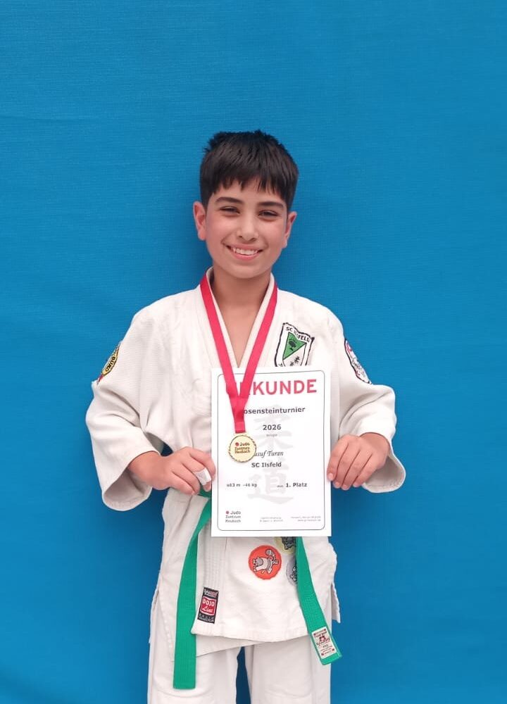 SCI Judo Jugendkämpfer Yusuf überzeugt mit Turniererfolg