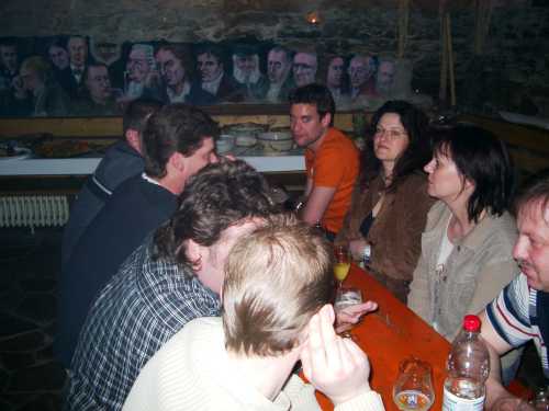 Meisterschaftsfeier im Irish Pub