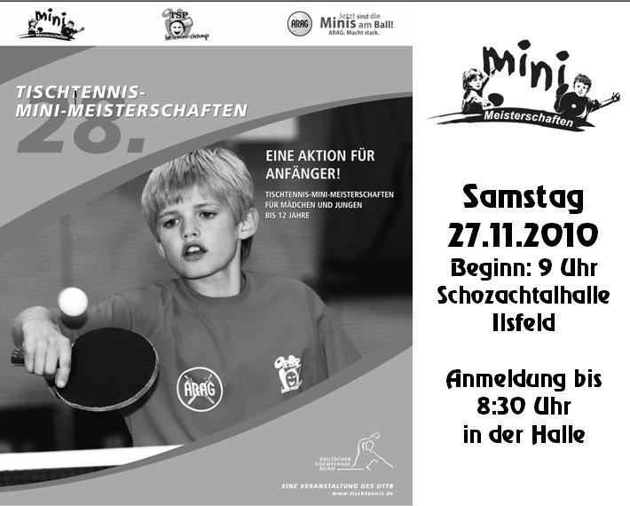 Tischtennis-Mini-Meisterschaften