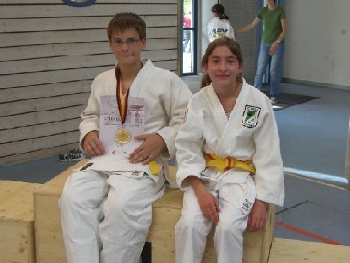 Mit Taktik zum U13 BaWü JudoMeister, Kim Renner siegt in der Klasse bis 60 Kg