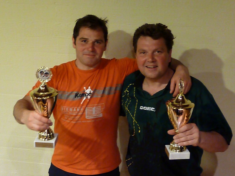 Alexander Steiner und Wolfgang Gottwald neue Doppelvereinsmeister !