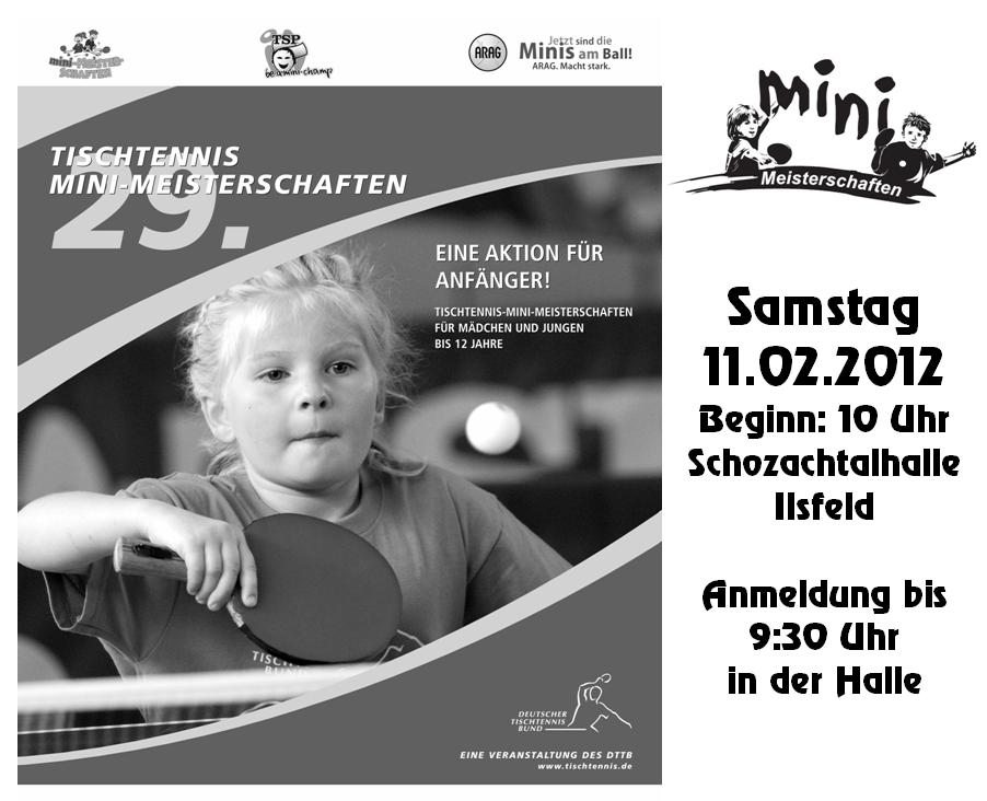 Tischtennis-Mini-Meisterschaften 2012
