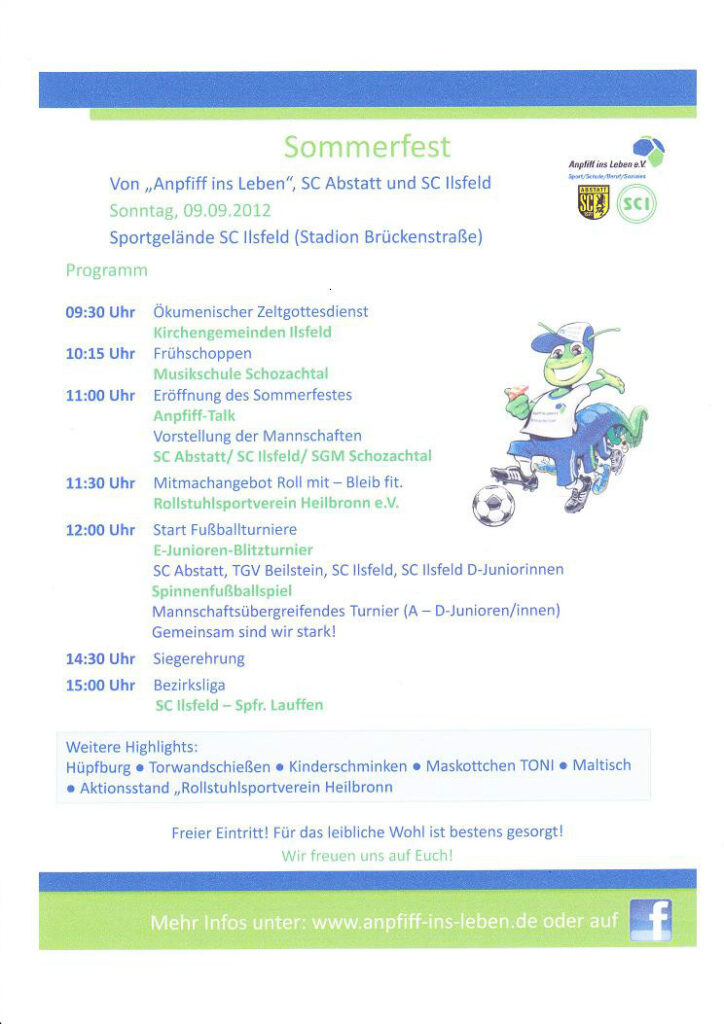 Sommerfest zur Saisoneröffnung