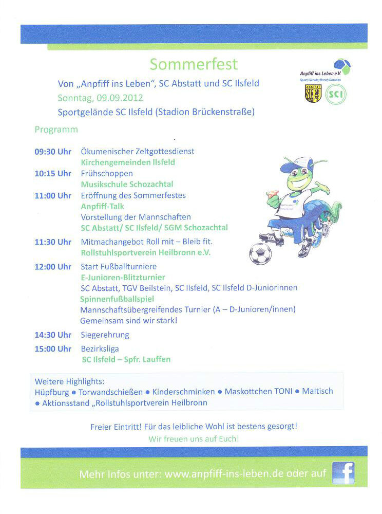 Sommerfest zur Saisoneröffnung