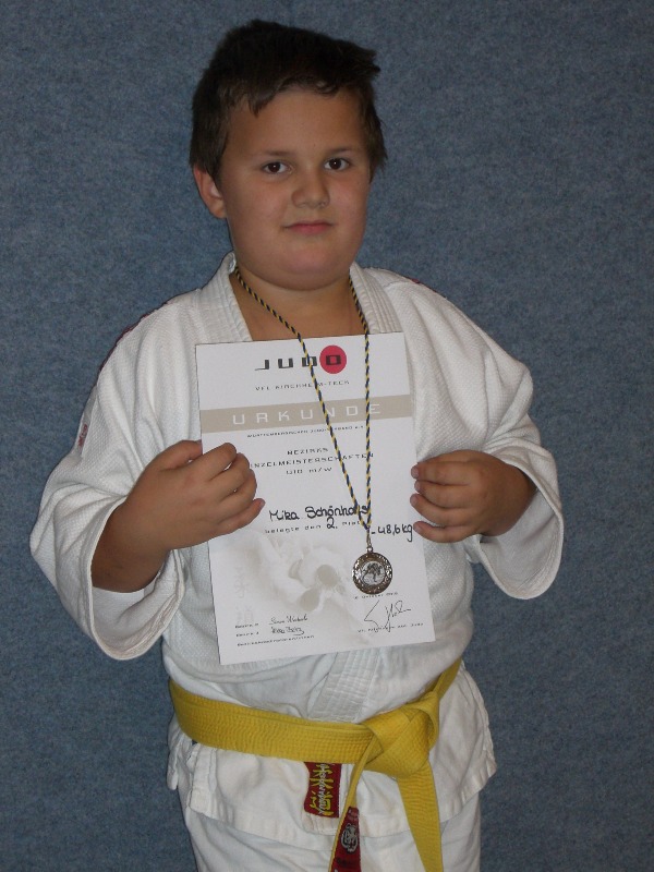 Judowettkampf Debüt gelungen – Mika erkämpft Silber