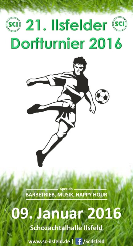 Spielplan und Info’s rund ums 21. Ilsfelder Dorfturnier