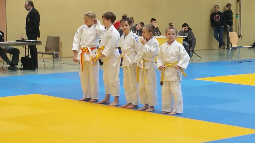 Judo U12 Mädchenmannschaft auf Nordwürtt. Meisterschaft